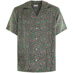 Drole de Monsieur, Heren, Overhemden, Groen, Maat: M