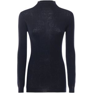 Pinko, Dames, Truien, Blauw, Maat: L Wol,