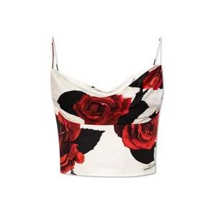 Balmain Bloemen tanktop , Multicolor , Dames , Maat: M