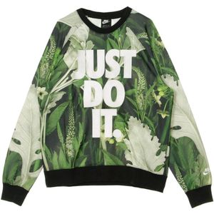 Nike, Heren, Sweatshirts & Hoodies, Veelkleurig, Maat: L Katoen,