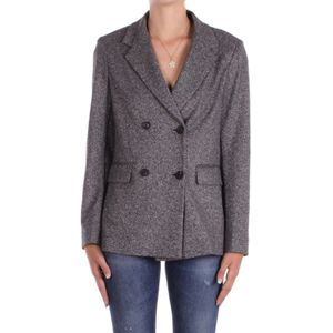 Max Mara, Dames, Jassen, Zwart, Maat: S Wol,