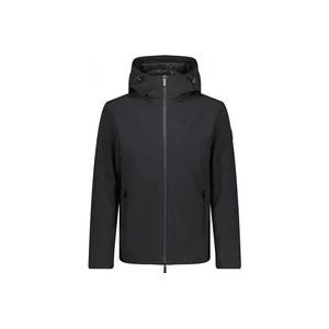 Woolrich Sportieve Softshell Jas , Black , Heren , Maat: 2XL