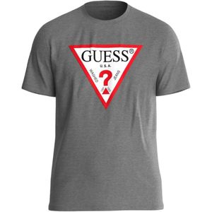 Guess, Heren, Tops, Grijs, Maat: XL