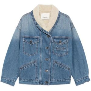 Isabel Marant, Dames, Jassen, Blauw, Maat: S Denim,