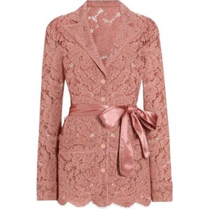 Dolce & Gabbana, Dames, Blouses & Shirts, Roze, Maat: XS