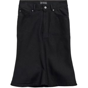 Balenciaga, Dames, Rokken, Zwart, Maat: XS Katoen,