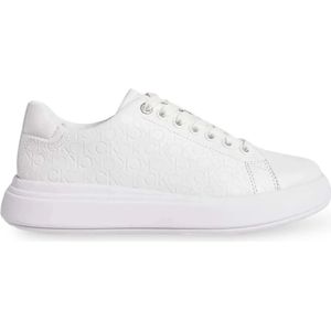 Calvin Klein, Dames, Schoenen, Wit, Maat: 41 EU Leer,