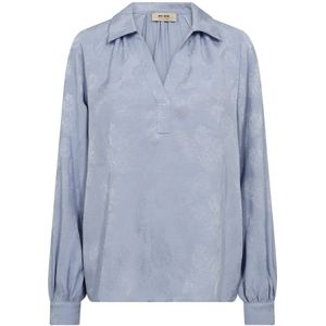 MOS Mosh, Dames, Blouses & Shirts, Blauw, Maat: S