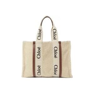 Chloé Witte Schoudertas Made in Italy , White , Dames , Maat: ONE Size