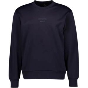 Hugo Boss - Crewneck Sweatshirt - Donkerblauw - Katoen