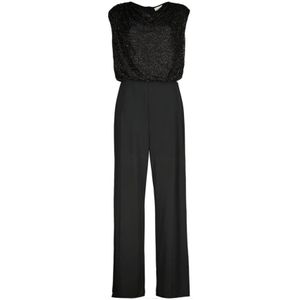 Amélie & Amélie, Dames, Jumpsuits & Playsuits, Zwart, Maat: XL