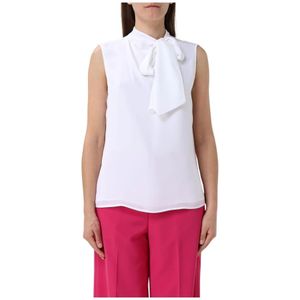 Liu Jo, Dames, Tops, Wit, Maat: XS Poliester,