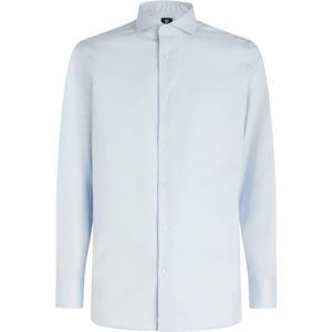 Boggi Milano, Heren, Overhemden, Blauw, Maat: S Katoen,