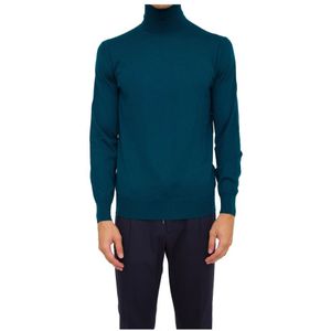 Paolo Pecora, Heren, Truien, Blauw, Maat: L Wol,