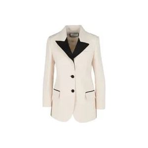 Gucci Fabric outerwear , White , Dames , Maat: S