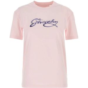 Givenchy, Dames, Tops, Roze, Maat: S Katoen,