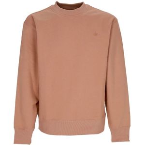 Adidas, Heren, Sweatshirts & Hoodies, Bruin, Maat: XL Fleece,