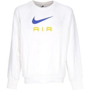 Nike - Lichtgewicht Crewneck Sweatshirt Air French Terry - Wit - Heren