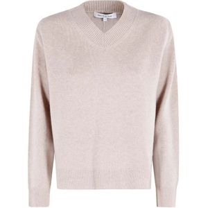 Maison Kitsuné, Dames, Truien, Beige, Maat: XS Wol,