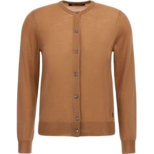 Roberto Cavalli, Dames, Truien, Bruin, Maat: S Wol,