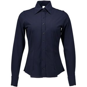 Japan Tky, Dames, Blouses & Shirts, Blauw, Maat: M