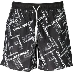 Karl Lagerfeld - Badmode - Zwart - Heren Zwemshorts
