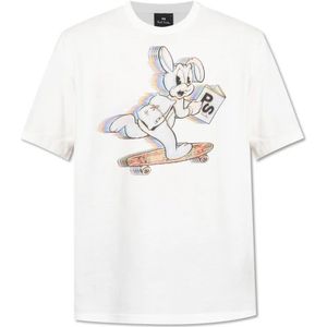 PS By Paul Smith, Heren, Tops, Wit, Maat: L Katoen,