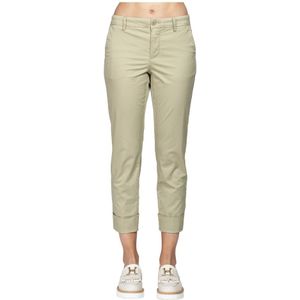 Closed, Dames, Broeken, Groen, Maat: W33 Katoen,