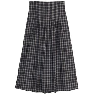 The New Society, Dames, Rokken, Grijs, Maat: S Wol,