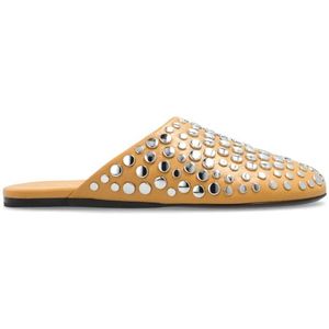 Tory Burch, Dames, Schoenen, Beige, Maat: 35 1/2 EU Leer,