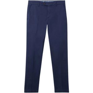 Brooks Brothers, Heren, Broeken, Blauw, Maat: W31 Katoen,