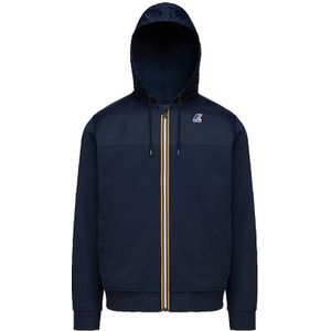 K-Way, Heren, Sweatshirts & Hoodies, Blauw, Maat: S Katoen,
