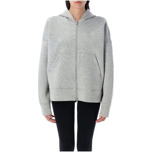 Adidas by Stella McCartney, Dames, Sweatshirts & Hoodies, Grijs, Maat: M Katoen,