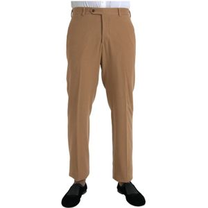Prada, Heren, Broeken, Beige, Maat: M Viscose,