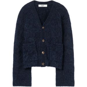 Séfr, Dames, Truien, Blauw, Maat: S Nylon,