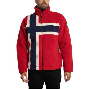 Napapijri, Heren, Jassen, Rood, Maat: L