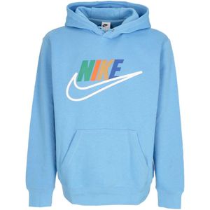 Nike, Heren, Sweatshirts & Hoodies, Blauw, Maat: M Katoen,