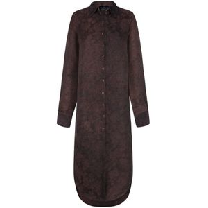 Cortana, Dames, Blouses & Shirts, Rood, Maat: 2XS Linnen,