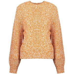 Silvian Heach - Ronde Gebreide Trui - Oranje - Dames
