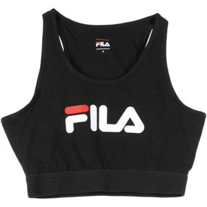 Fila, Dames, Tops, Zwart, Maat: M Katoen,