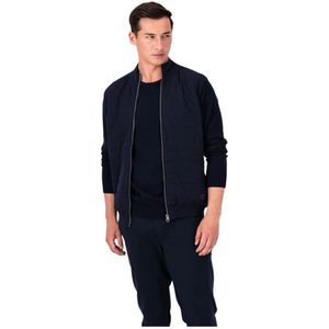 Fynch-Hatton, Heren, Jassen, Blauw, Maat: M