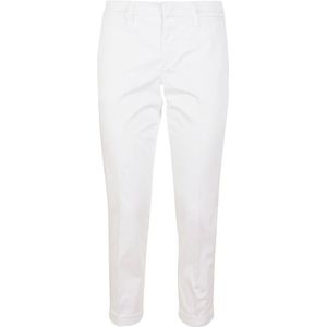 Fay, Dames, Broeken, Wit, Maat: W26 Katoen,