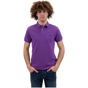 Ralph Lauren, Heren, Tops, Paars, Maat: M