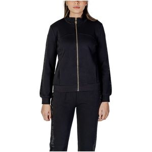 Liu Jo, Dames, Sweatshirts & Hoodies, Zwart, Maat: XS Katoen,