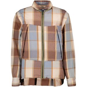 Sacai, Heren, Jassen, Veelkleurig, Maat: S Katoen,