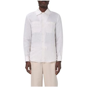 Brunello Cucinelli, Heren, Overhemden, Beige, Maat: XL