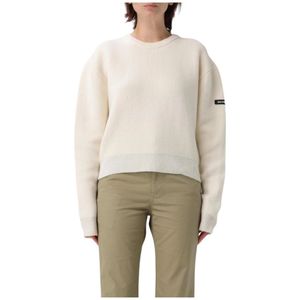 Balenciaga, Dames, Truien, Wit, Maat: L