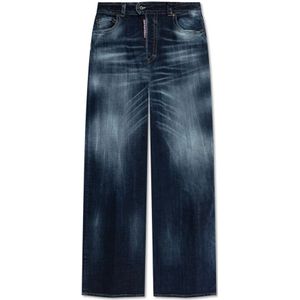 Dsquared2, Dames, Jeans, Blauw, Maat: 4XS