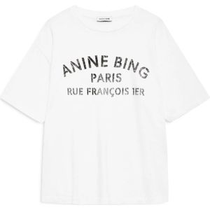 Anine Bing, Dames, Tops, Beige, Maat: XS Denim,