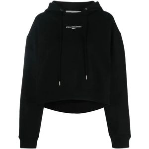 Stella McCartney, Dames, Sweatshirts & Hoodies, Zwart, Maat: M Katoen,